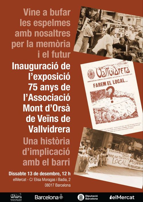 Inaguració exposició: 75 anys de l'Associació de veïns Mont d'Orsà